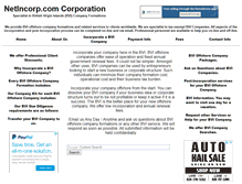 Tablet Screenshot of netincorp.com